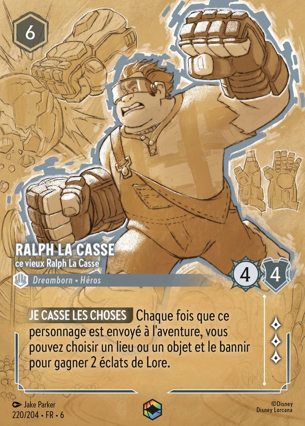 Ralph la Casse - ce vieux Ralph La Casse — Disney Lorcana Personnage card from Azurite Sea