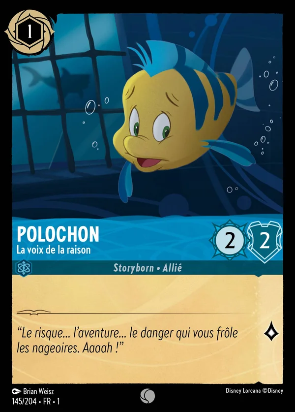 Polochon - La voix de la raison — Disney Lorcana Personnage card from The First Chapter