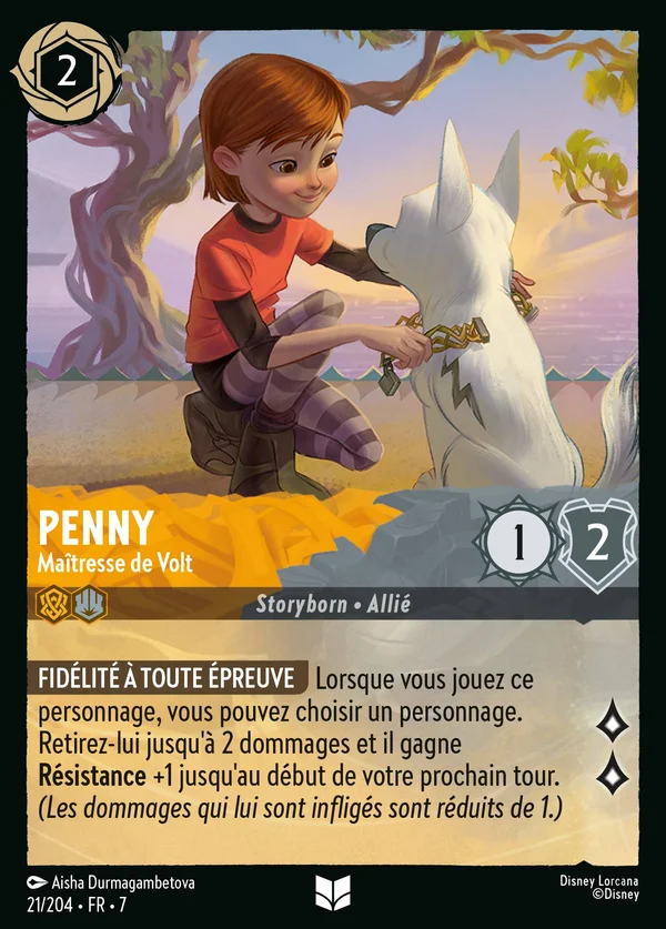 Penny - Maîtresse de Volt — Disney Lorcana Personnage card from Archazia's Island