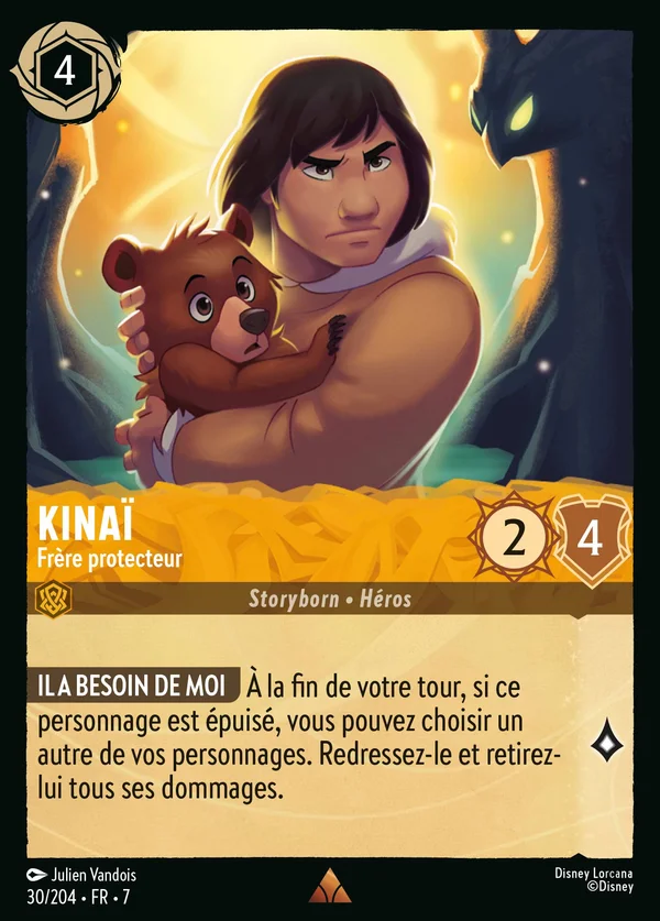 Kinaï - Frère protecteur — Disney Lorcana Personnage card from Archazia's Island