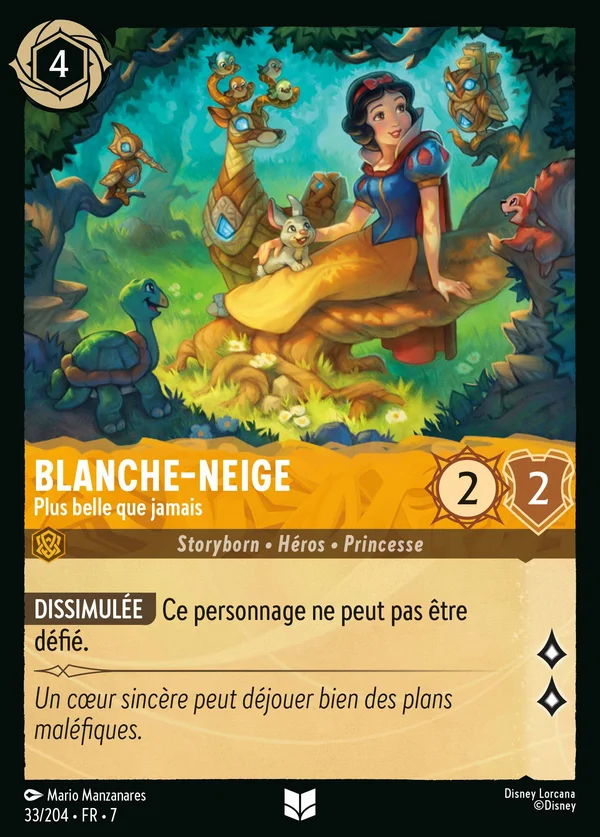 Blanche-Neige - Plus belle que jamais — Disney Lorcana Personnage card from Archazia's Island