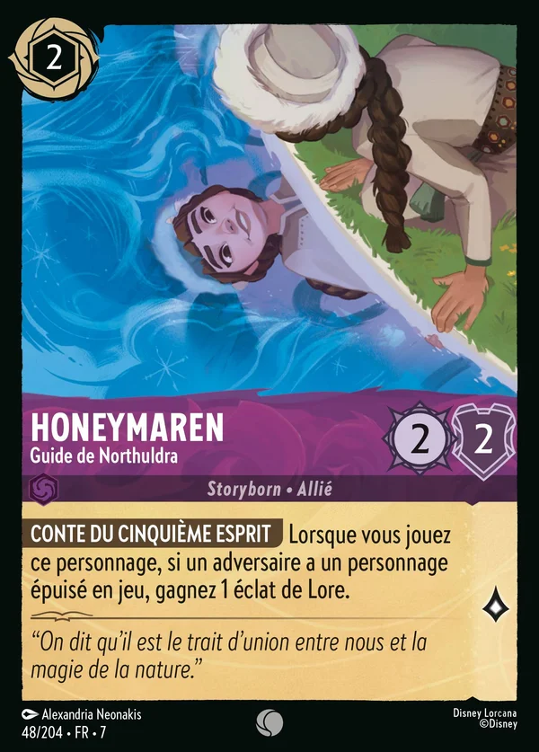 Honeymaren - Guide de Northuldra — Disney Lorcana Personnage card from Archazia's Island