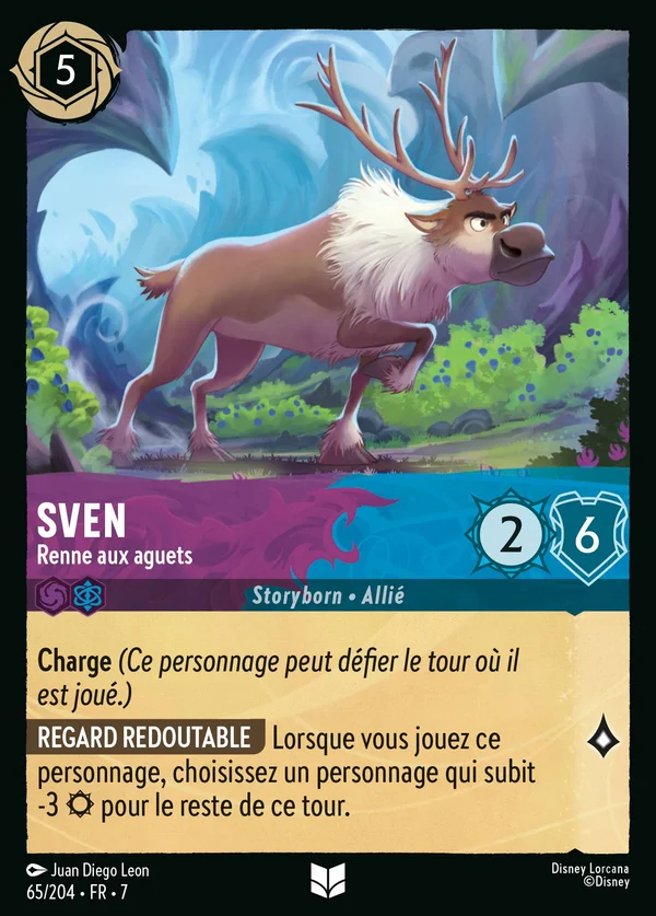 Sven - Renne aux aguets — Disney Lorcana Personnage card from Archazia's Island