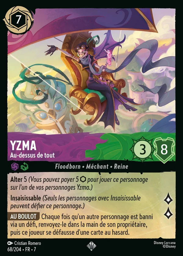 Yzma - Au-dessus de tout — Disney Lorcana Personnage card from Archazia's Island