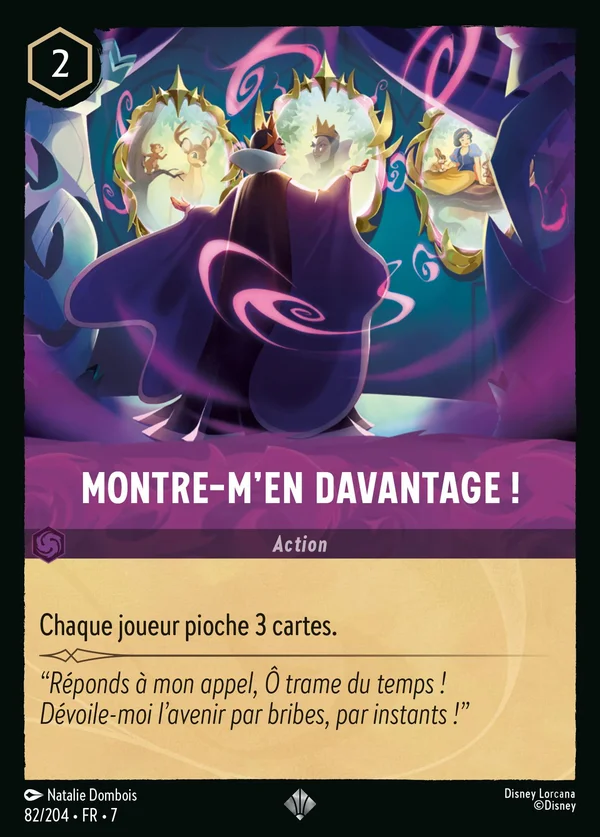 Montre-m'en davantage ! — Disney Lorcana Action card from Archazia's Island