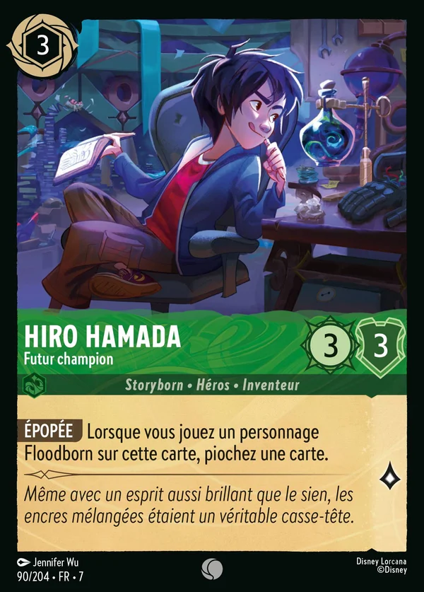 Hiro Hamada - Futur champion — Disney Lorcana Personnage card from Archazia's Island