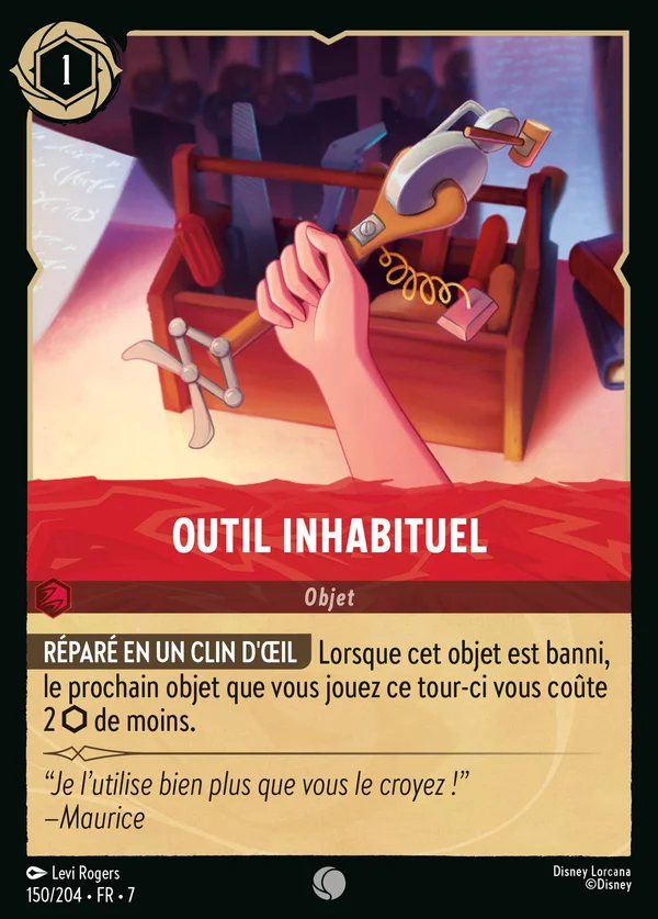Outil inhabituel — Disney Lorcana Objet card from Archazia's Island