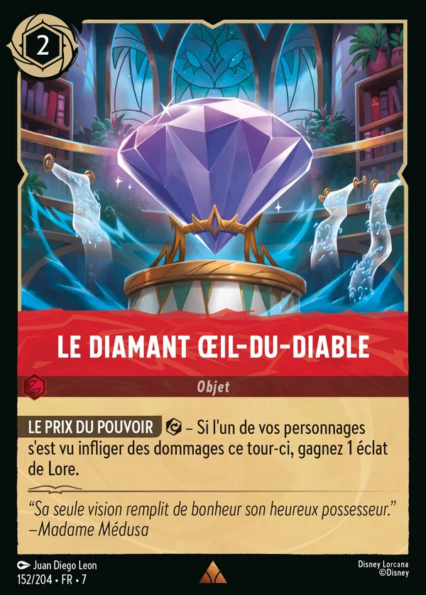 Le Diamant Œil-du-Diable — Disney Lorcana Objet card from Archazia's Island