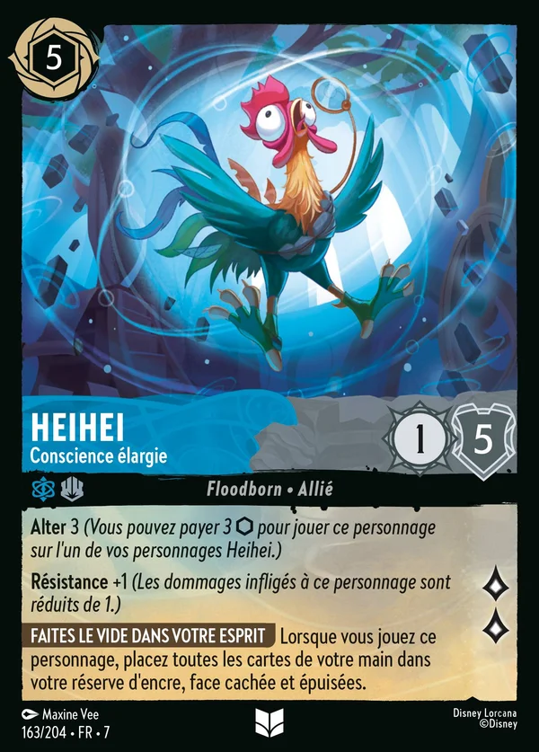 Heihei - Conscience élargie — Disney Lorcana Personnage card from Archazia's Island