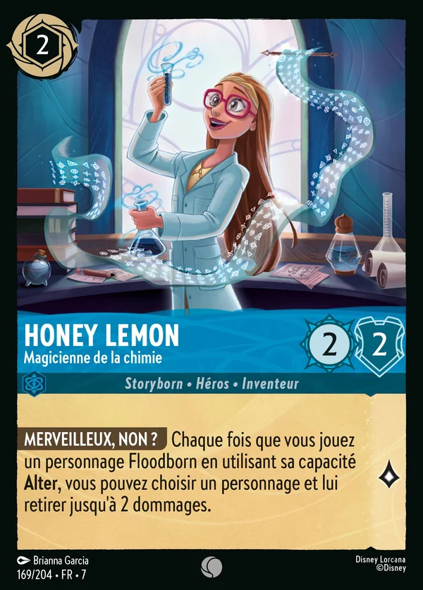 Honey Lemon - Magicienne de la chimie — Disney Lorcana Personnage card from Archazia's Island