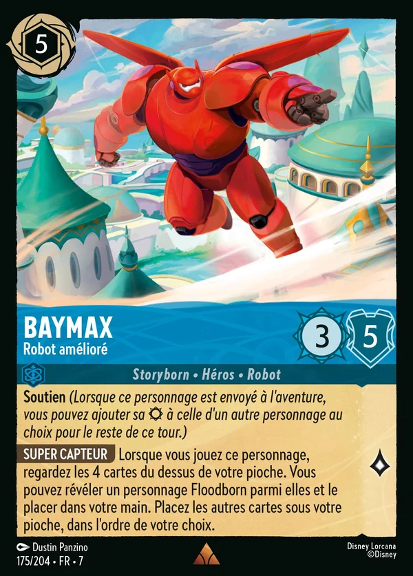Baymax - Robot amélioré — Disney Lorcana Personnage card from Archazia's Island