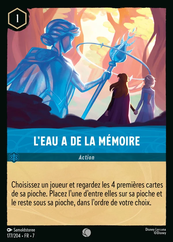 L'eau a de la mémoire — Disney Lorcana Action card from Archazia's Island