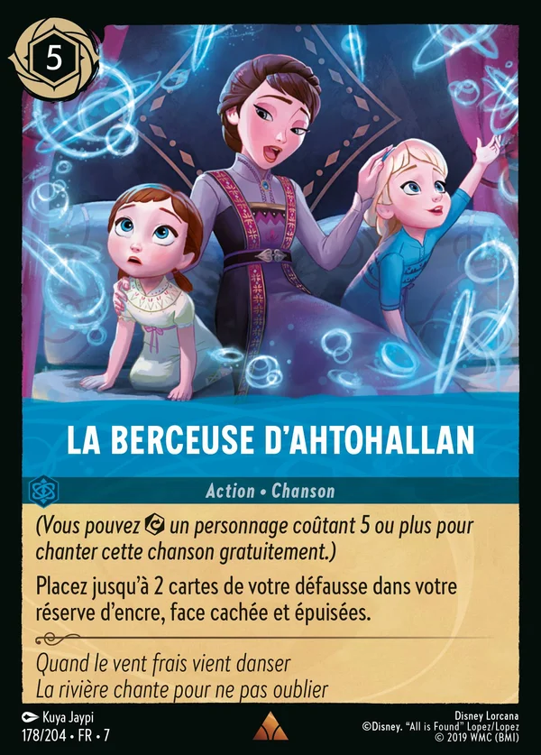 La berceuse d'Ahtohallan — Disney Lorcana Action card from Archazia's Island