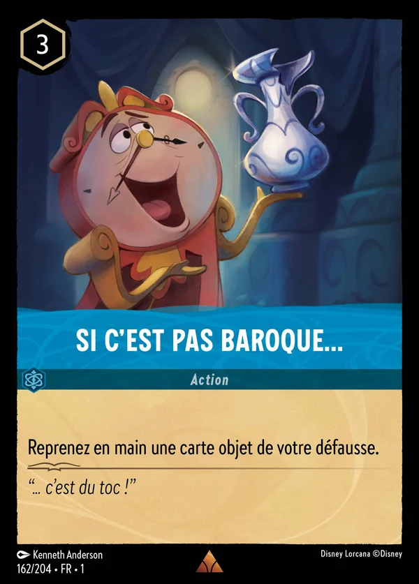 Si c'est pas baroque… — Disney Lorcana Action card from The First Chapter