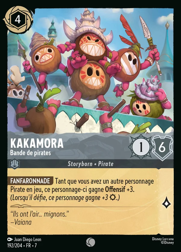 Kakamora - Bande de pirates — Disney Lorcana Personnage card from Archazia's Island