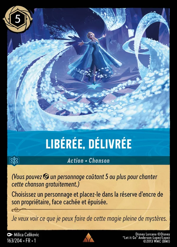 Libérée, délivrée — Disney Lorcana Action card from The First Chapter