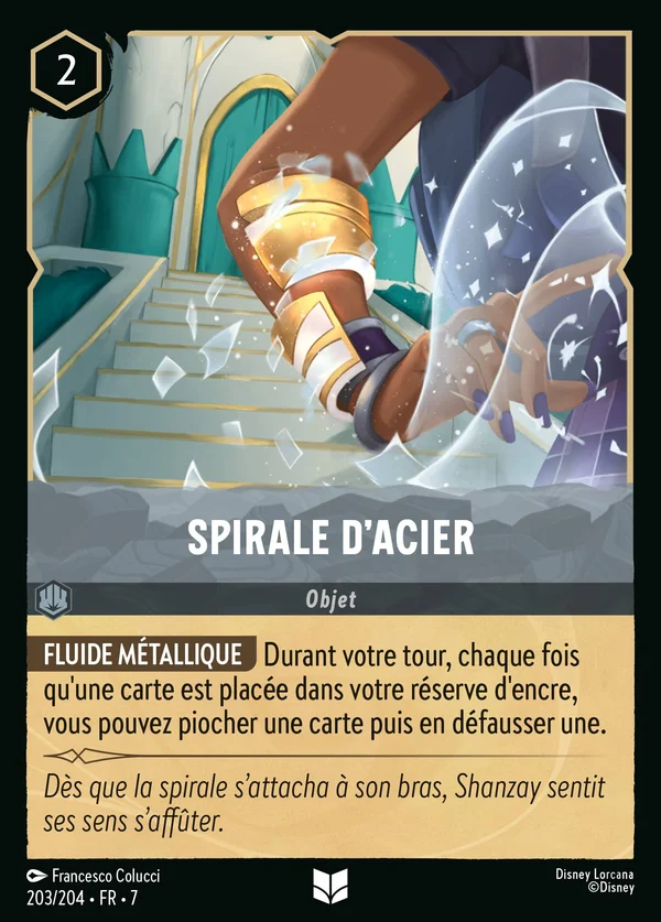 Spirale d'acier — Disney Lorcana Objet card from Archazia's Island