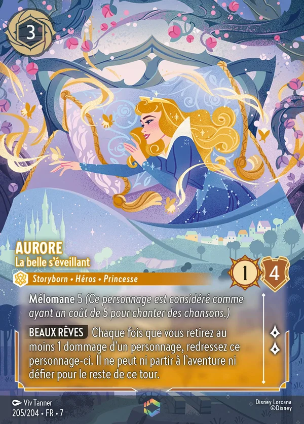 Aurore - La belle s'éveillant — Disney Lorcana Personnage card from Archazia's Island