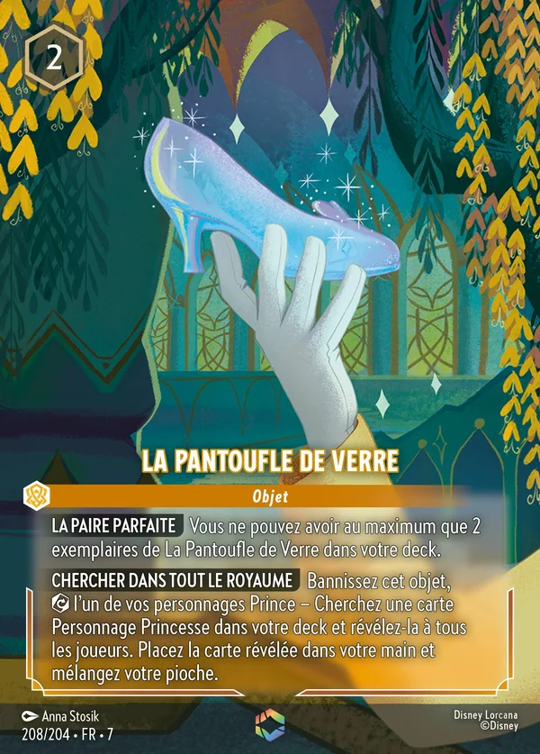 La Pantoufle de verre — Disney Lorcana Objet card from Archazia's Island