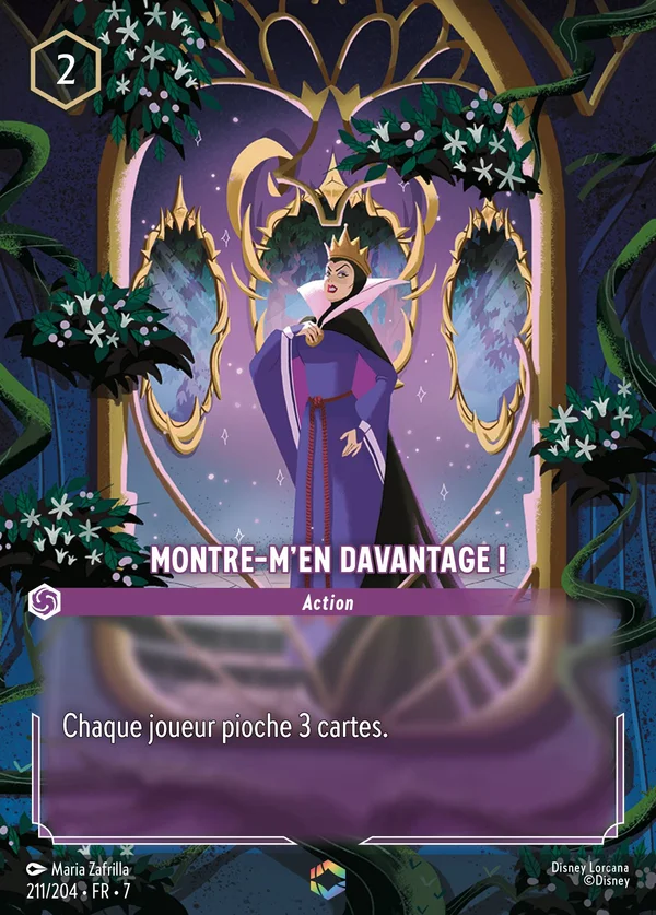 Montre-m'en davantage ! — Disney Lorcana Action card from Archazia's Island