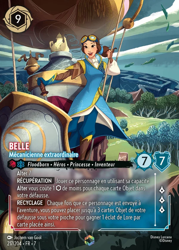 Belle - Mécanicienne extraordinaire — Disney Lorcana Personnage card from Archazia's Island