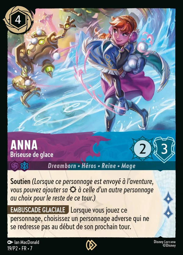 Anna - Briseuse de glace — Disney Lorcana Personnage card from Archazia's Island