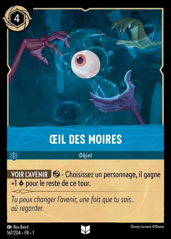 Œil des moires — Disney Lorcana Objet card from The First Chapter
