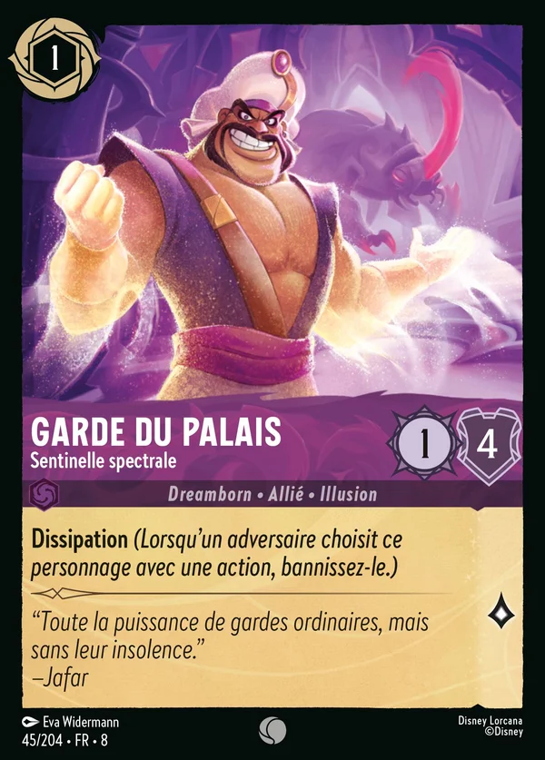 Garde du palais - Sentinelle spectrale — Disney Lorcana Personnage card from The Reign of Jafar