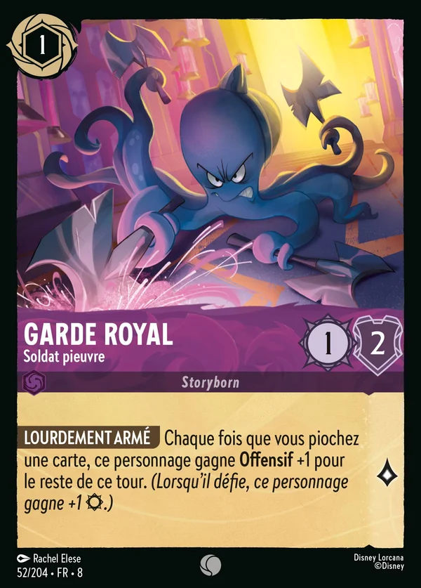 Garde royal - Soldat pieuvre — Disney Lorcana Personnage card from The Reign of Jafar