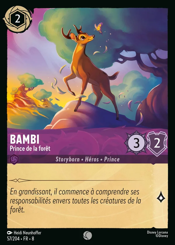 Bambi - Prince de la forêt — Disney Lorcana Personnage card from The Reign of Jafar