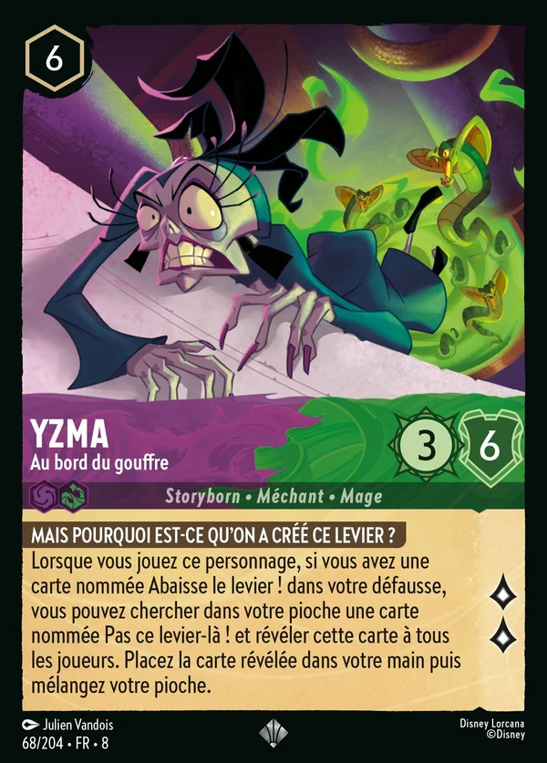Yzma - Au bord du gouffre — Disney Lorcana Personnage card from The Reign of Jafar