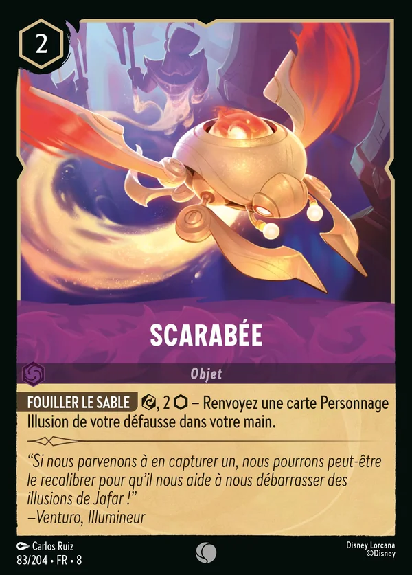 Scarabée — Disney Lorcana Objet card from The Reign of Jafar