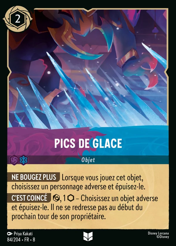 Pics de glace — Disney Lorcana Objet card from The Reign of Jafar