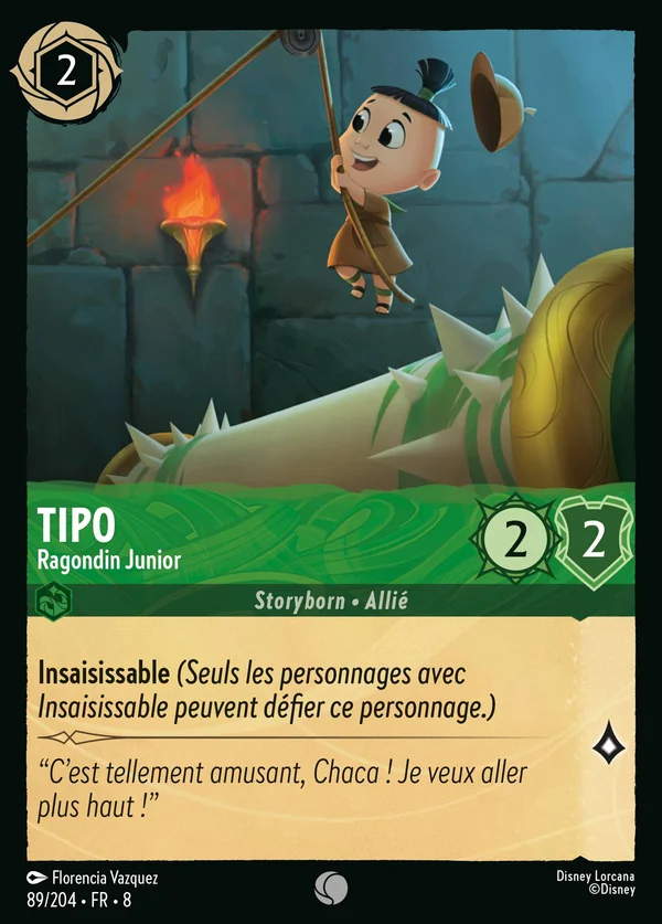 Tipo - Ragondin Junior — Disney Lorcana Personnage card from The Reign of Jafar