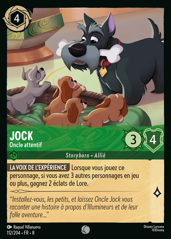 Jock - Oncle attentif — Disney Lorcana Personnage card from The Reign of Jafar