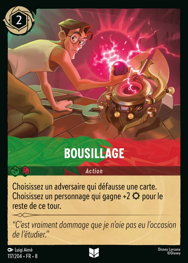 Bousillage — Disney Lorcana Action card from The Reign of Jafar