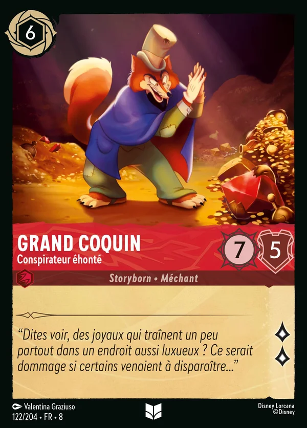 Grand Coquin - Conspirateur éhonté — Disney Lorcana Personnage card from The Reign of Jafar