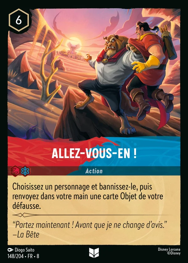 Allez-vous-en ! — Disney Lorcana Action card from The Reign of Jafar
