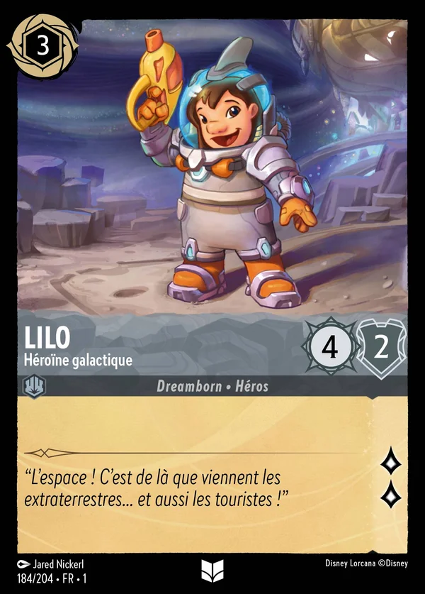 Lilo - Héroïne galactique — Disney Lorcana Personnage card from The First Chapter