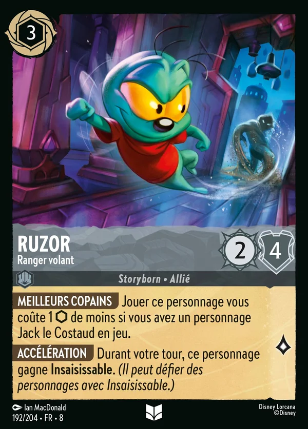 Ruzor - Ranger volant — Disney Lorcana Personnage card from The Reign of Jafar