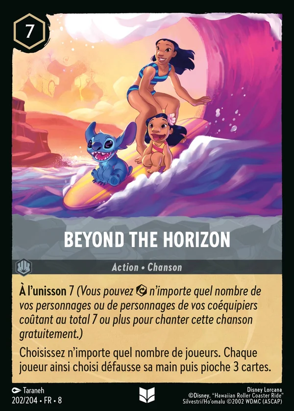Beyond the Horizon — Disney Lorcana Action card from The Reign of Jafar