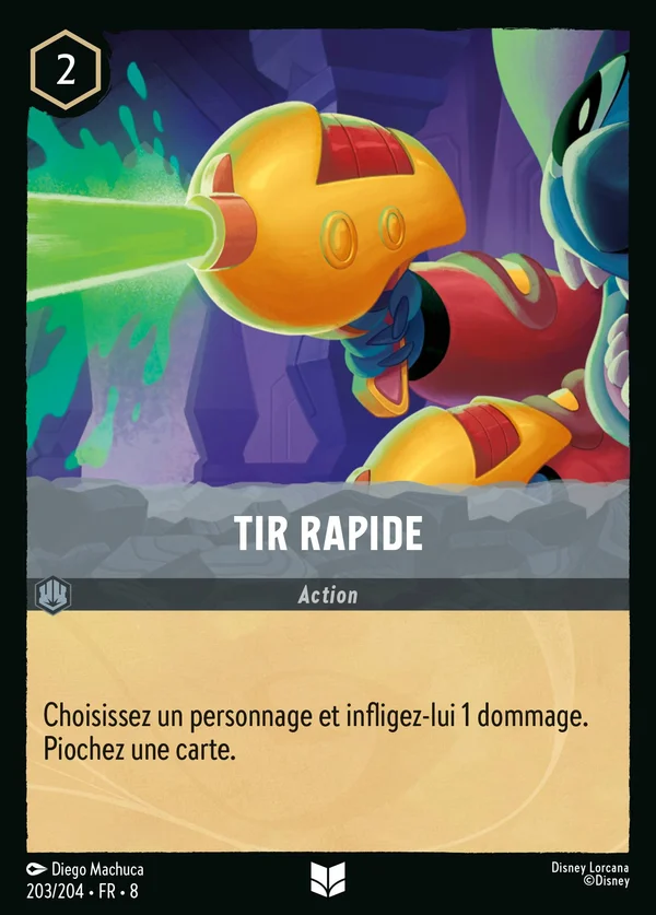 Tir rapide — Disney Lorcana Action card from The Reign of Jafar