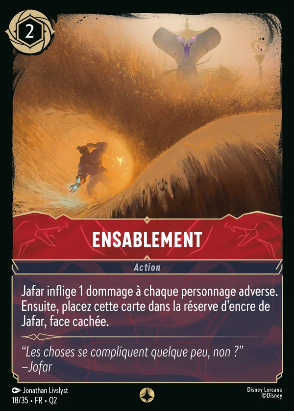 Ensablement — Disney Lorcana Action card from Illumineer's Quest: Palace Heist