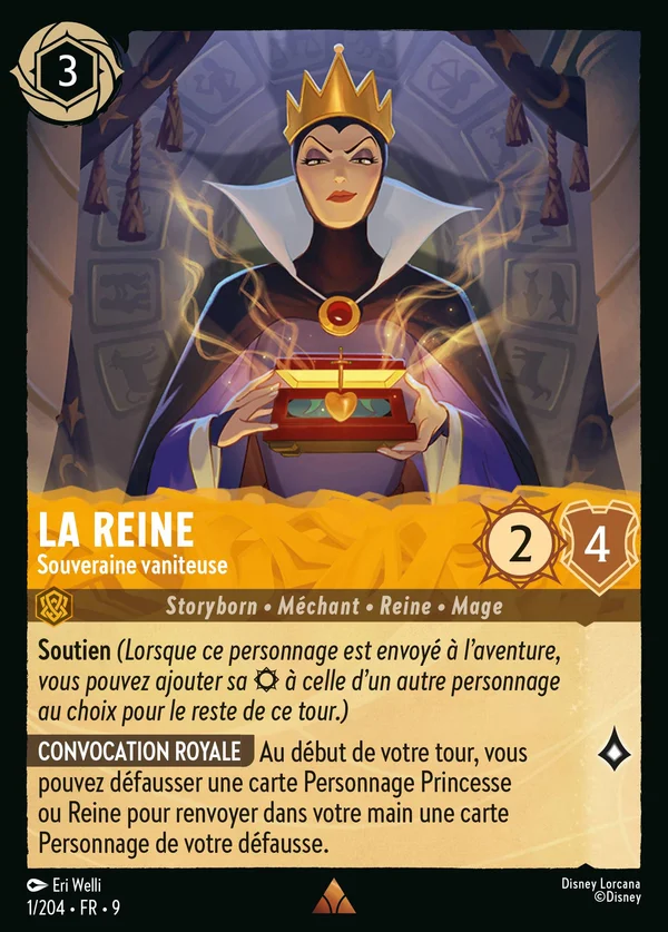 La Reine - Souveraine vaniteuse — Disney Lorcana Personnage card from Fabled