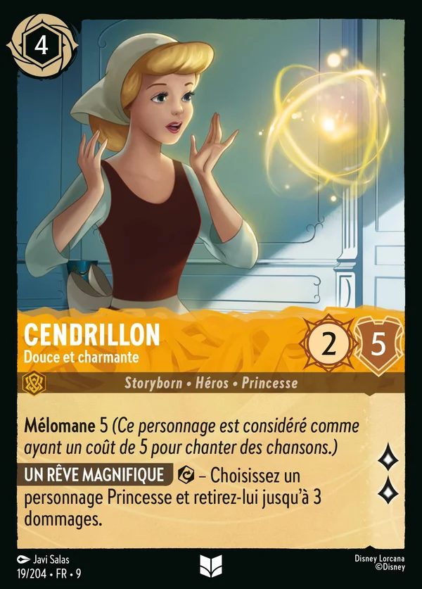 Cendrillon - Douce et charmante — Disney Lorcana Personnage card from Fabled
