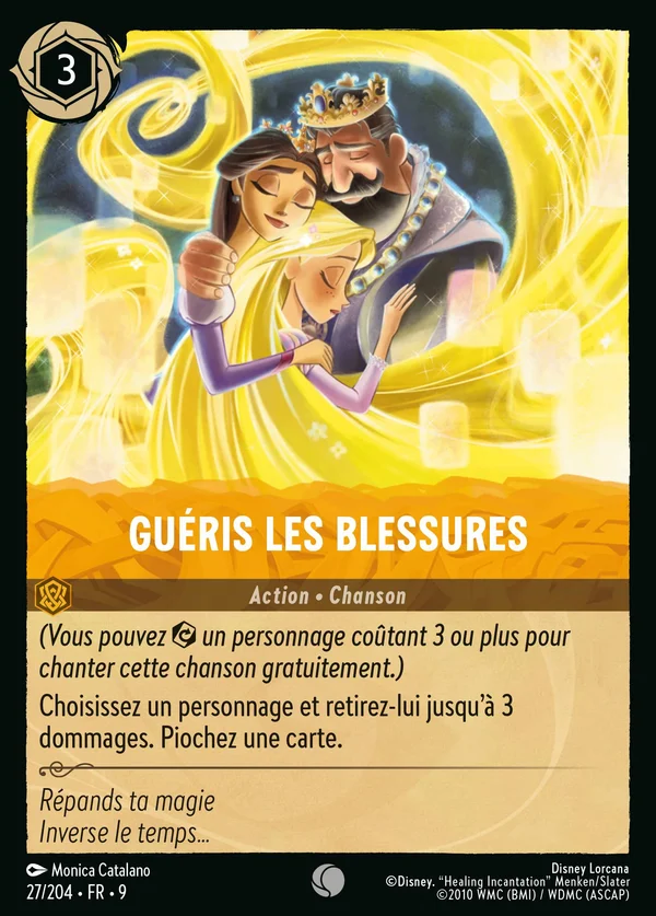 Guéris les blessures — Disney Lorcana Action card from Fabled