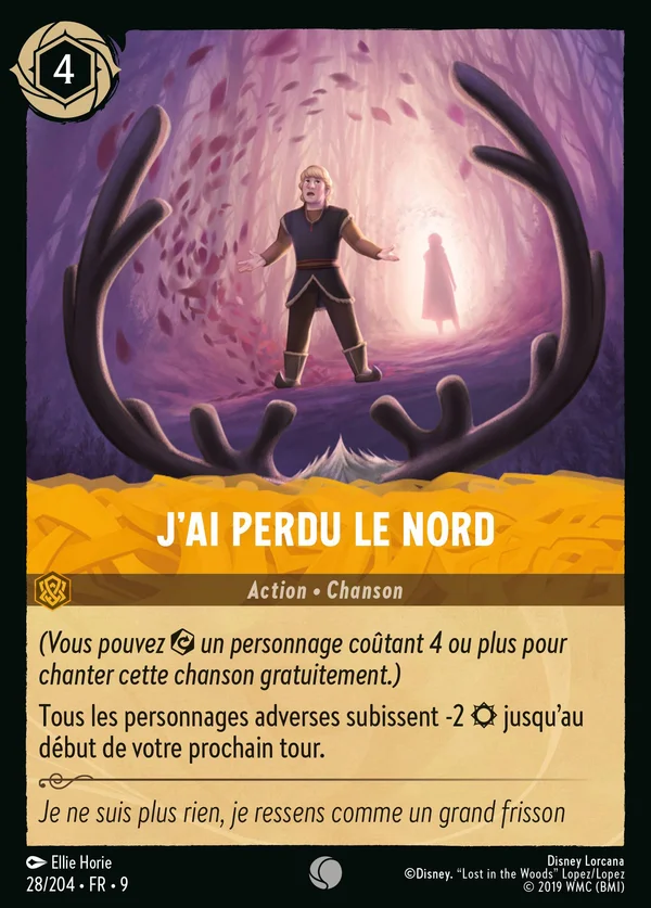 J'ai perdu le Nord — Disney Lorcana Action card from Fabled