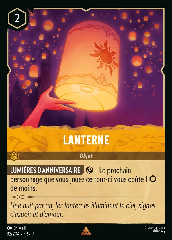 Lanterne — Disney Lorcana Objet card from Fabled