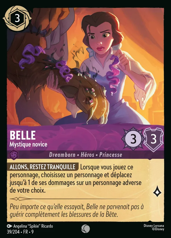 Belle - Mystique novice — Disney Lorcana Personnage card from Fabled