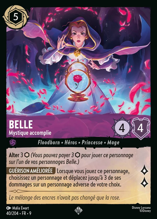Belle - Mystique accomplie — Disney Lorcana Personnage card from Fabled